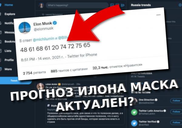 Илон Маск предсказал цену биткоина? Илон Маск предсказал цену биткоина?